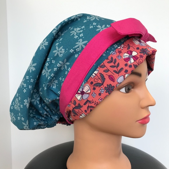 Scrub CAP/HAT *Reversible *Long Ties NWOT - Picture 10 of 15